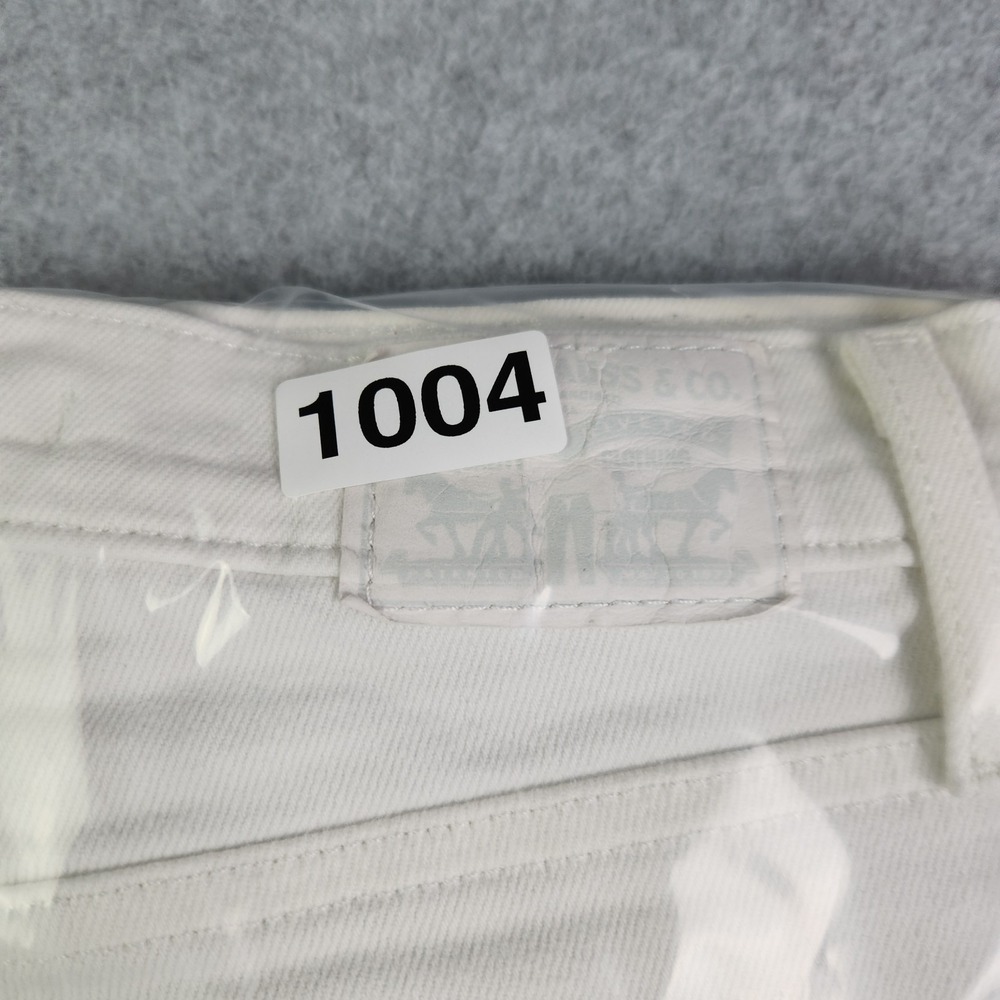 Levi's 311 Shaping Jeans Womens 27x30 White Denim Stretch Flattering Skinny Leg - Picture 13 of 13